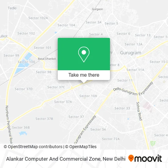 Alankar Computer And Commercial Zone map