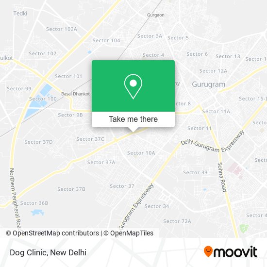 Dog Clinic map