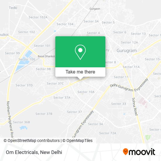 Om Electricals map