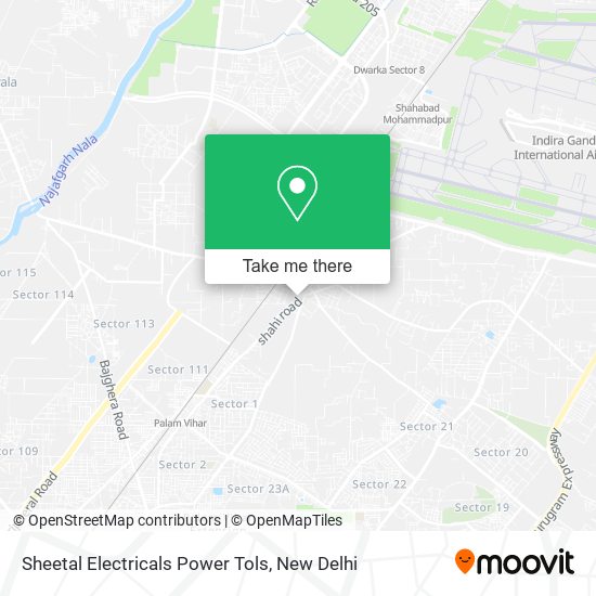 Sheetal Electricals Power Tols map