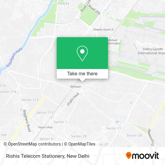 Rishis Telecom Stationery map