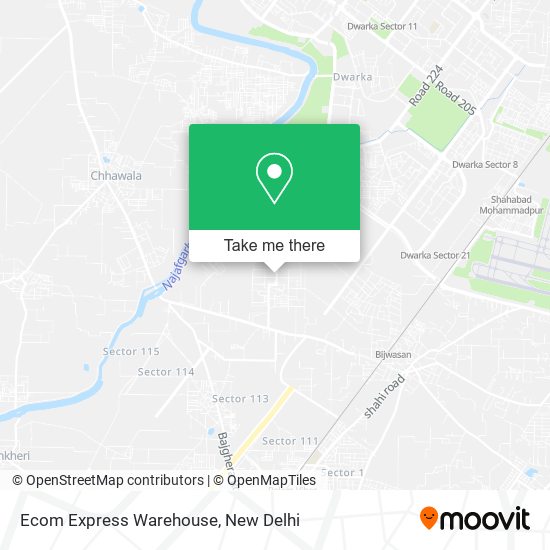 Ecom Express Warehouse map