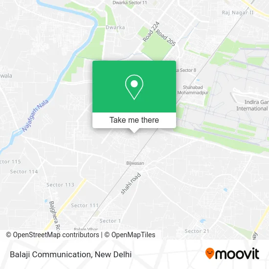 Balaji Communication map