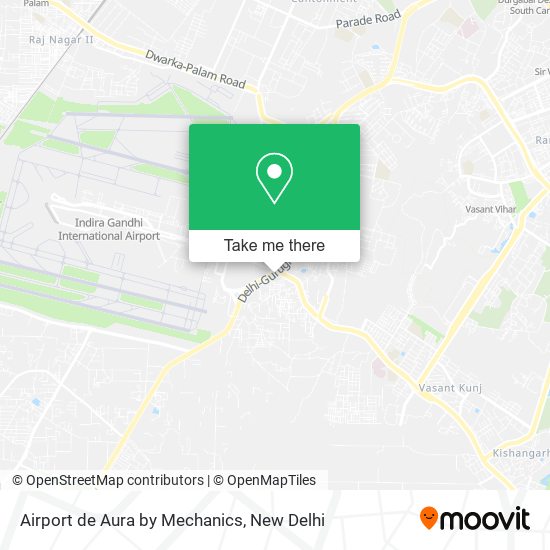 Airport de Aura by Mechanics map
