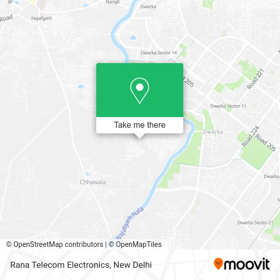 Rana Telecom Electronics map