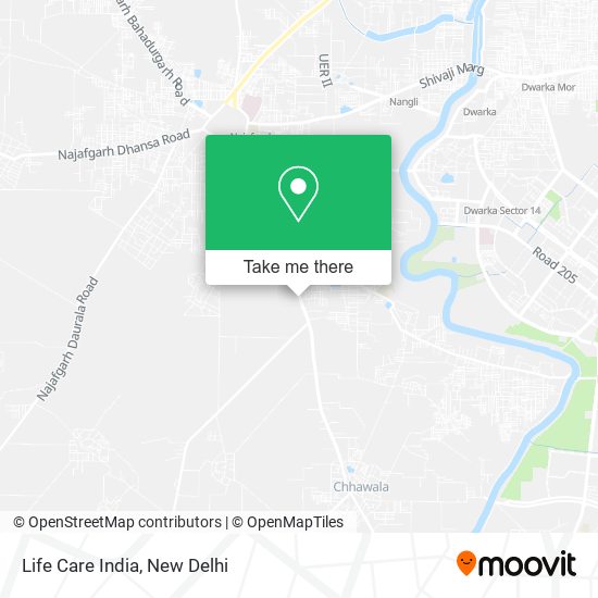 Life Care India map