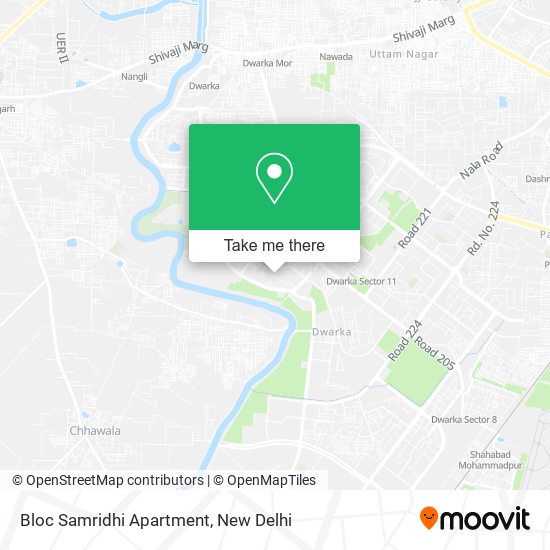 Bloc Samridhi Apartment map