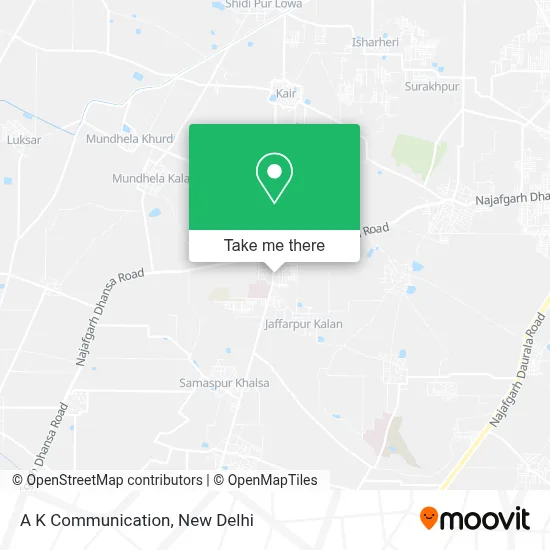 A K Communication map