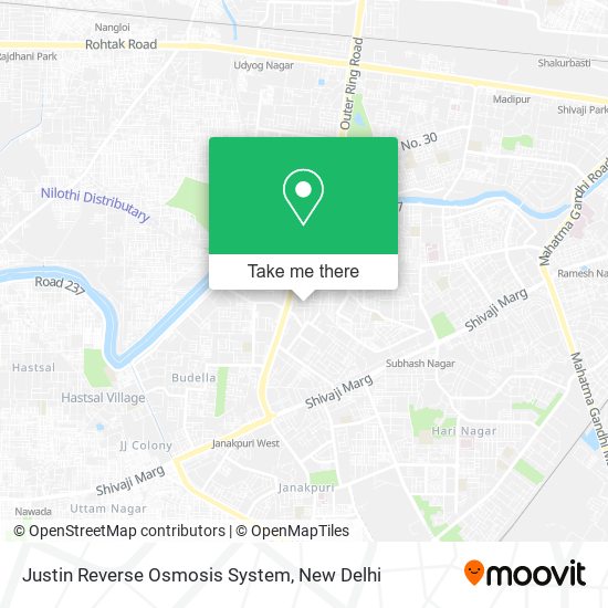 Justin Reverse Osmosis System map