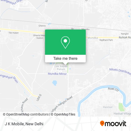 J K Mobile map