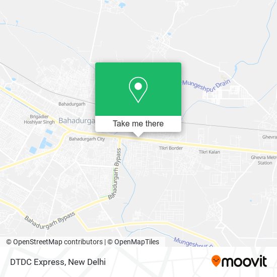 DTDC Express map