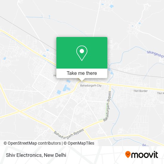 Shiv Electronics map