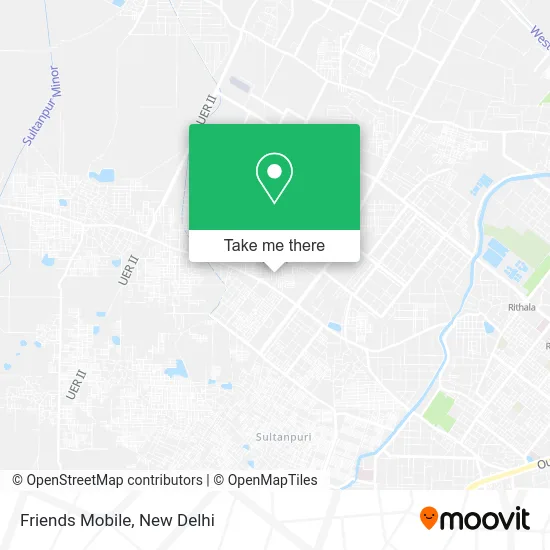 Friends Mobile map