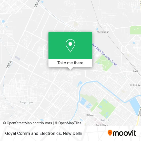 Goyal Comm and Electronics map
