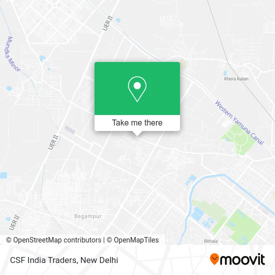 CSF India Traders map