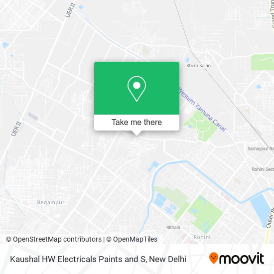 Kaushal HW Electricals Paints and S map