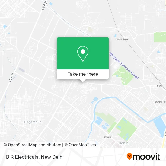 B R Electricals map