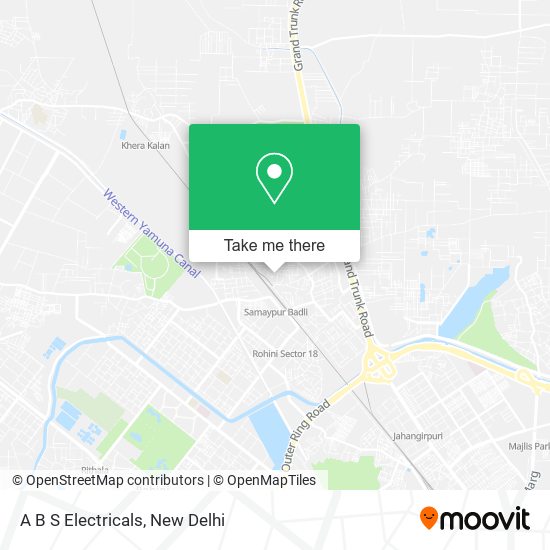 A B S Electricals map