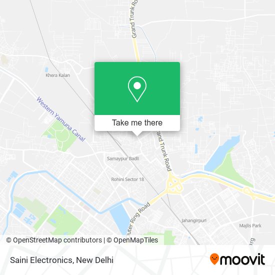 Saini Electronics map