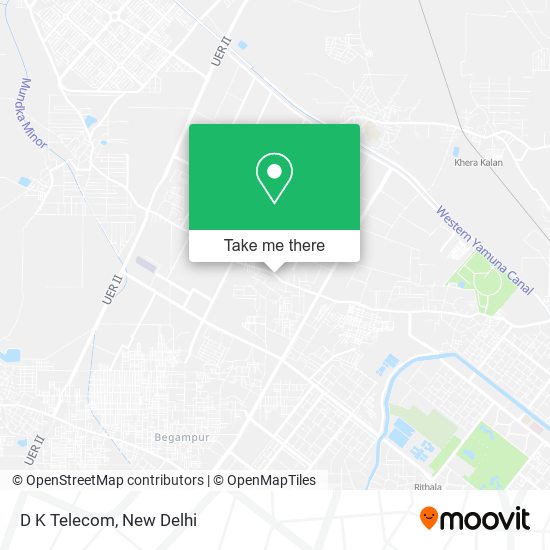 D K Telecom map