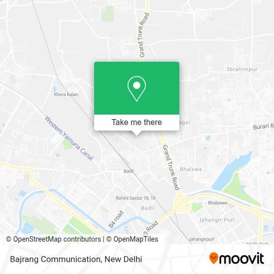 Bajrang Communication map