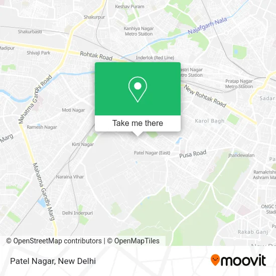 Patel Nagar map