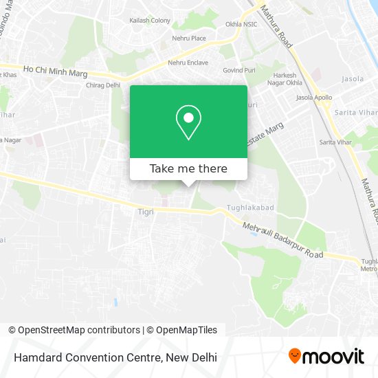 Hamdard Convention Centre map