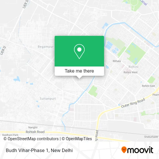 Budh Vihar-Phase 1 map