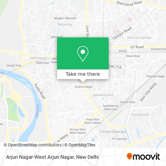 Arjun Nagar-West Arjun Nagar map