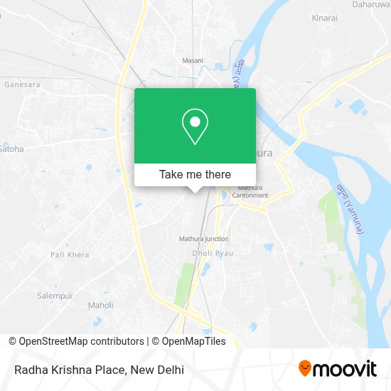 Radha Krishna Place map