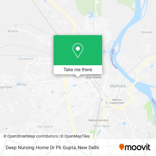 Deep Nursing Home Dr Pk Gupta map