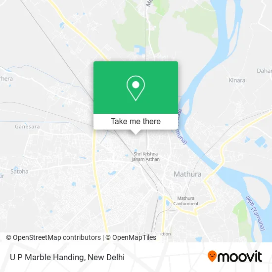 U P Marble Handing map