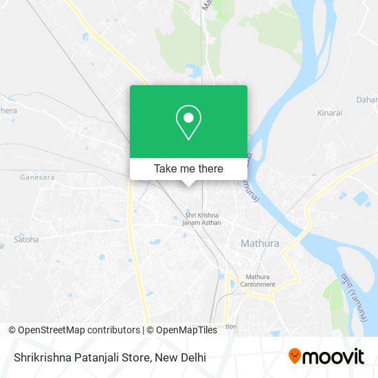Shrikrishna Patanjali Store map