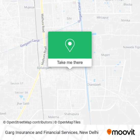 Garg Insurance and Financial Services map