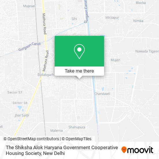 The Shiksha Alok Haryana Government Cooperative Housing Society map