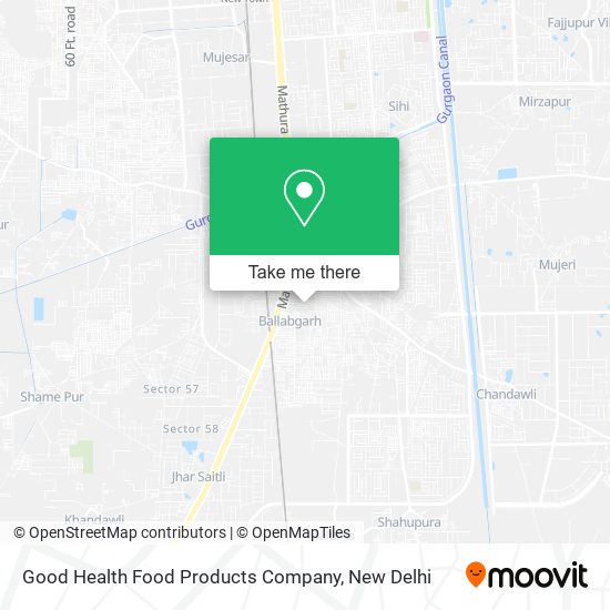 Good Health Food Products Company map