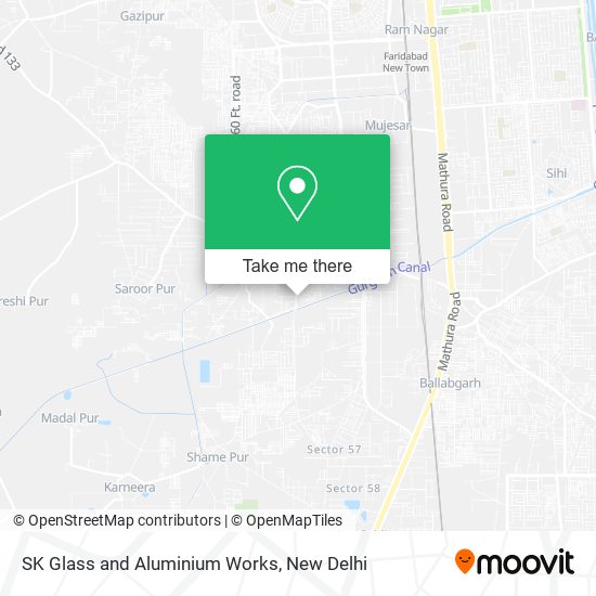 SK Glass and Aluminium Works map