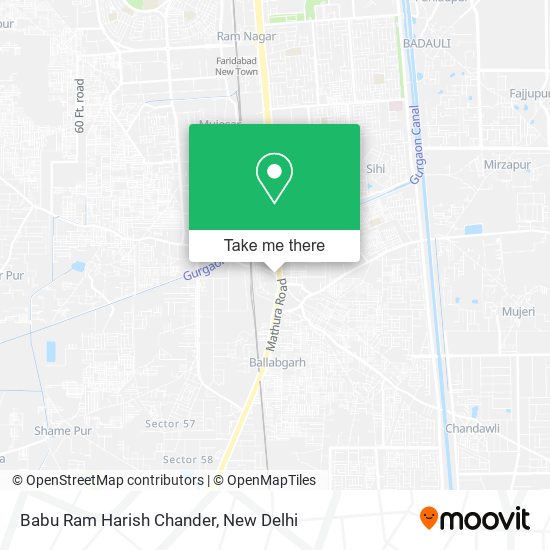 Babu Ram Harish Chander map