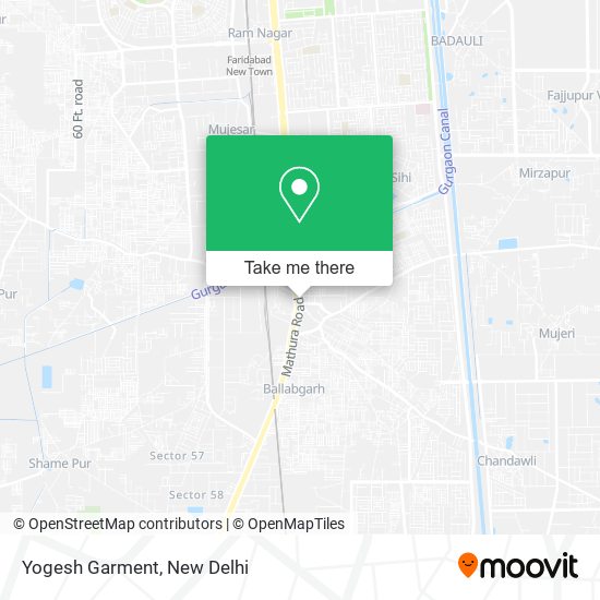 Yogesh Garment map