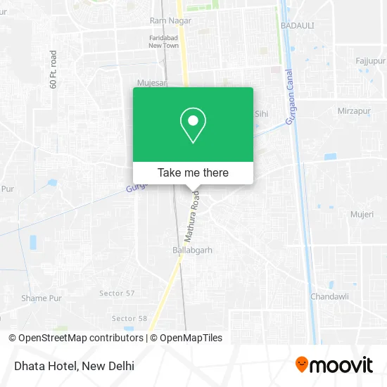 Dhata Hotel map