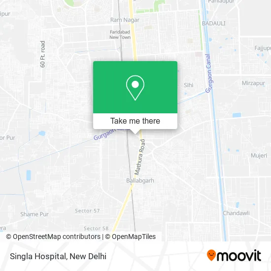 Singla Hospital map