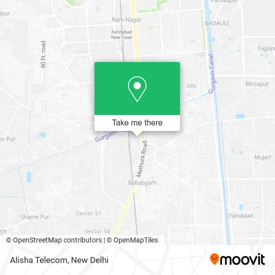 Alisha Telecom map