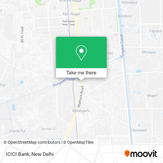 ICICI Bank map