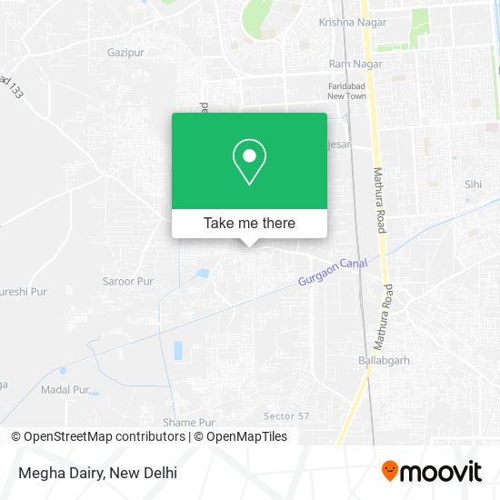 Megha Dairy map