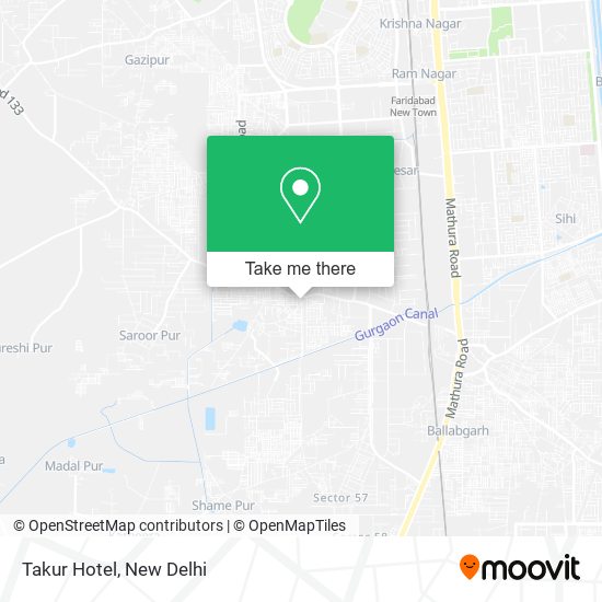 Takur Hotel map