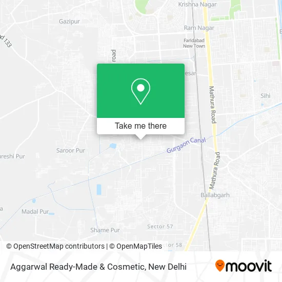 Aggarwal Ready-Made & Cosmetic map