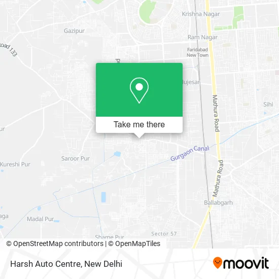 Harsh Auto Centre map