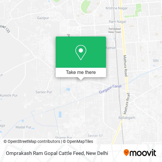 Omprakash Ram Gopal Cattle Feed map