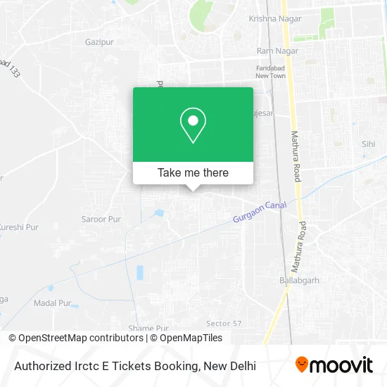 Authorized Irctc E Tickets Booking map