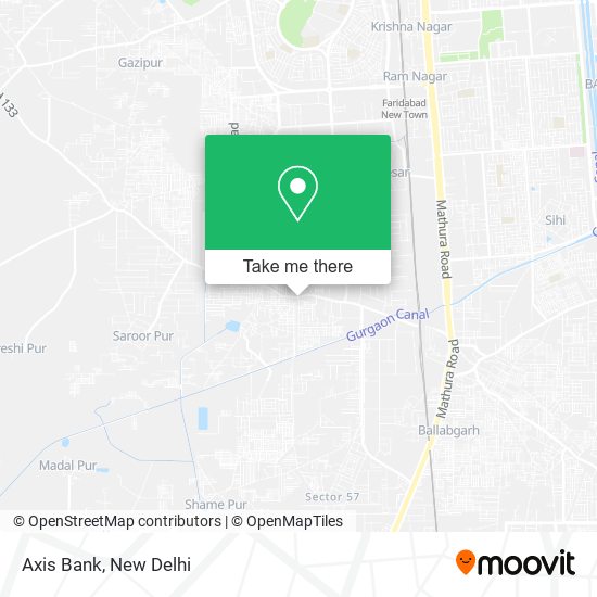 Axis Bank map